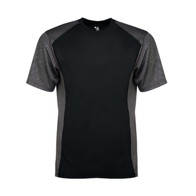Badger Men's Line Embossed Colorblock Tee