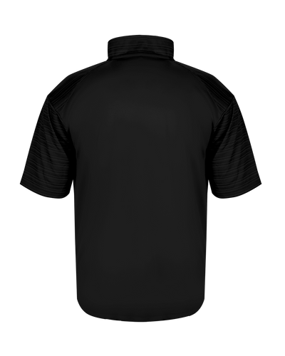 Badger Men's Sport Stripe Short-Sleeve 1/4 Zip