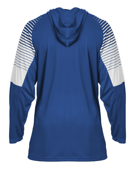 Badger Men's Lineup Hooded Tee Badger
