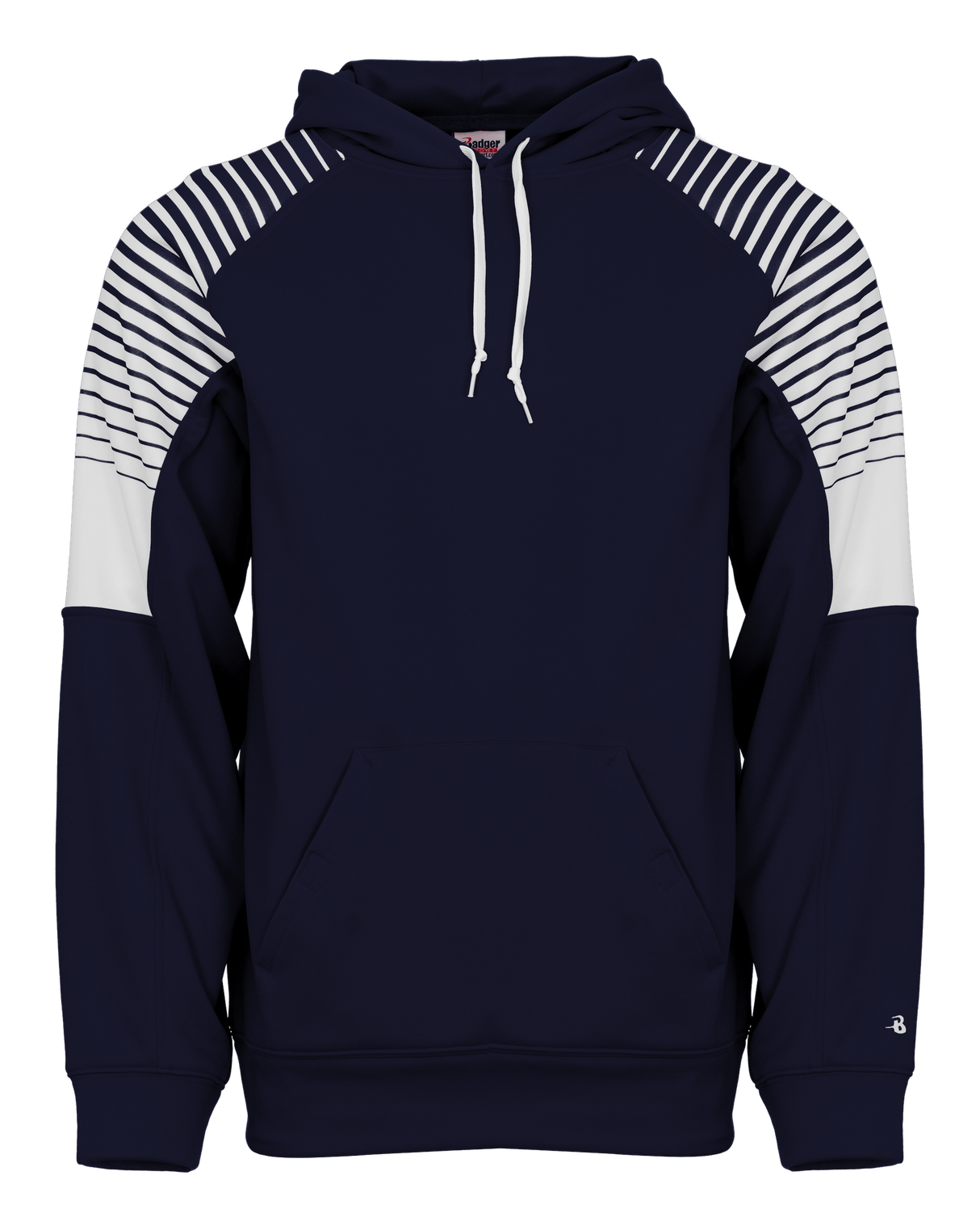 Badger Men's Lineup Fleece Hoodie Badger