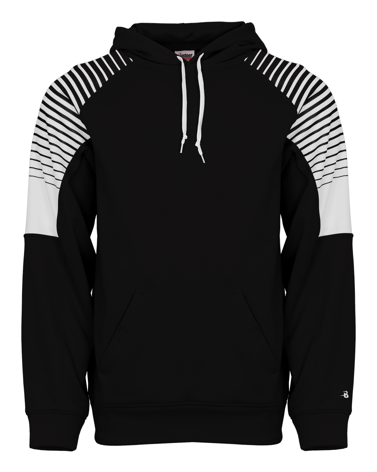 Badger Men's Lineup Fleece Hoodie Badger