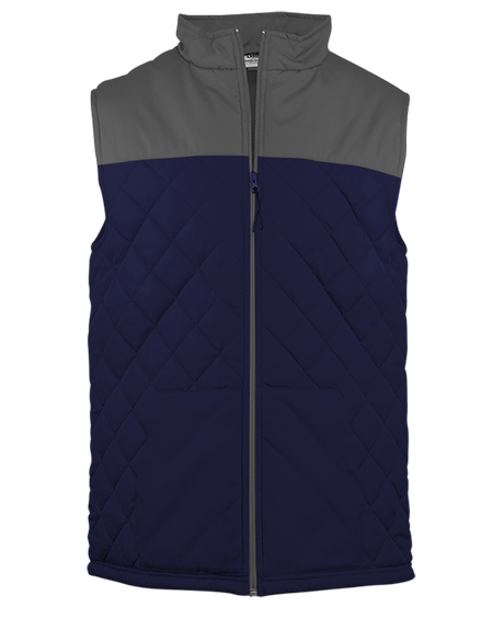Badger Men's Colorblock Quilted Vest Badger