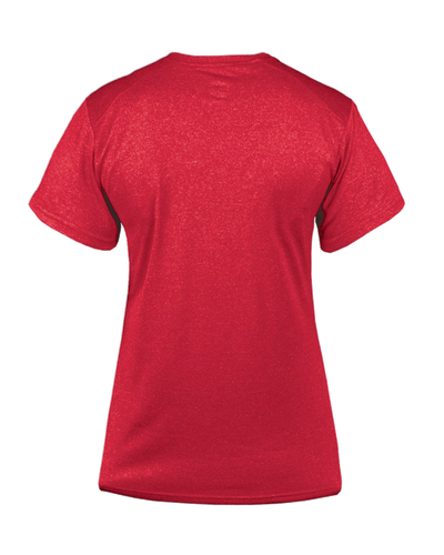 Badger Women's Pro Heather V-Neck Tee