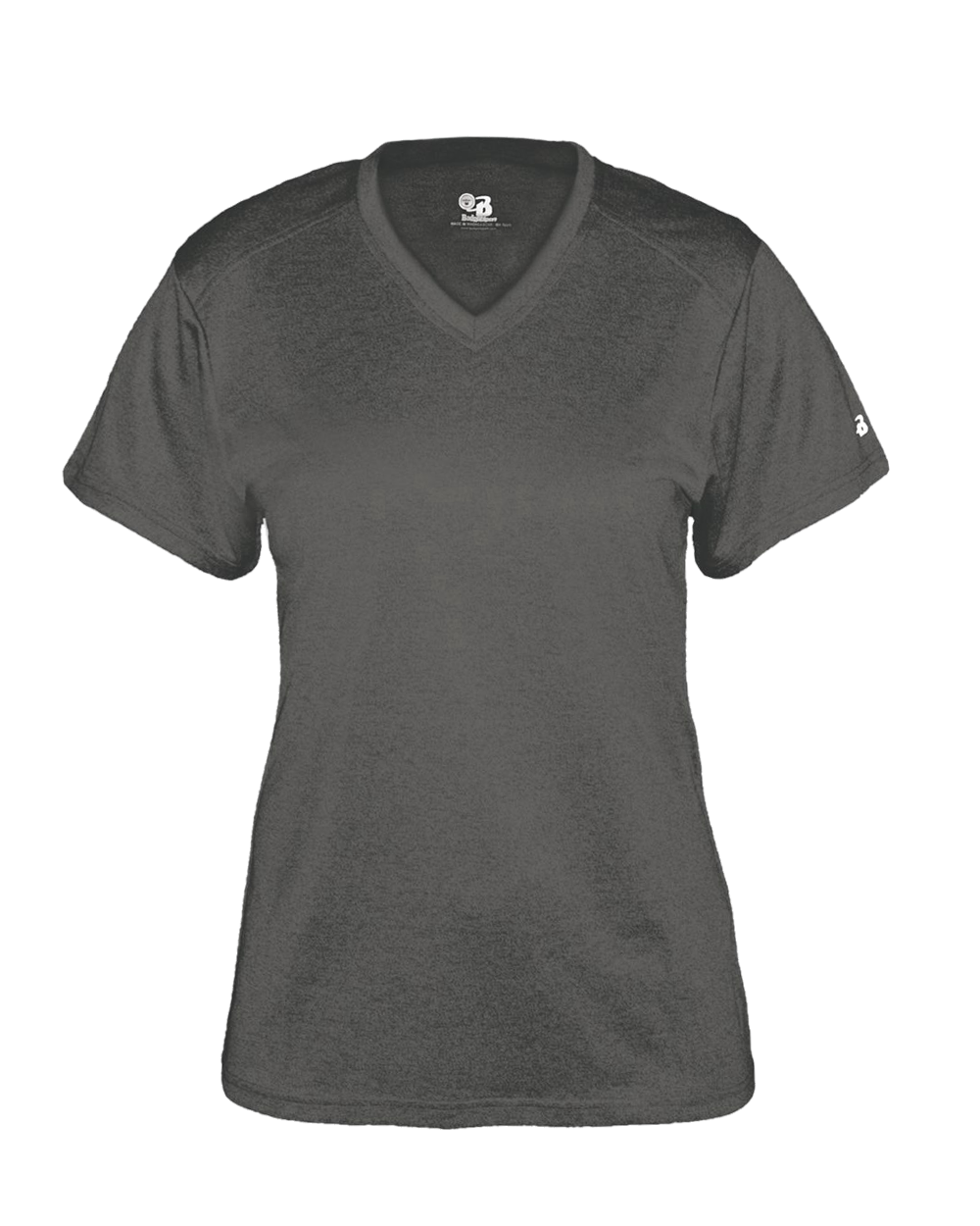 Badger Women's Pro Heather V-Neck Tee Badger
