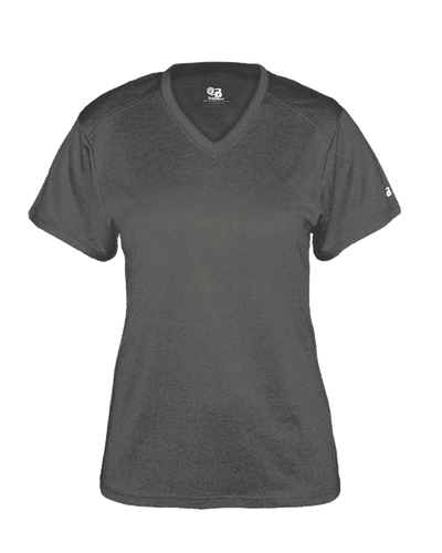 Badger Women's Pro Heather V-Neck Tee