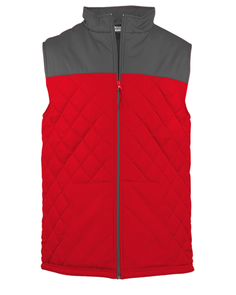 Badger Men's Colorblock Quilted Vest Badger