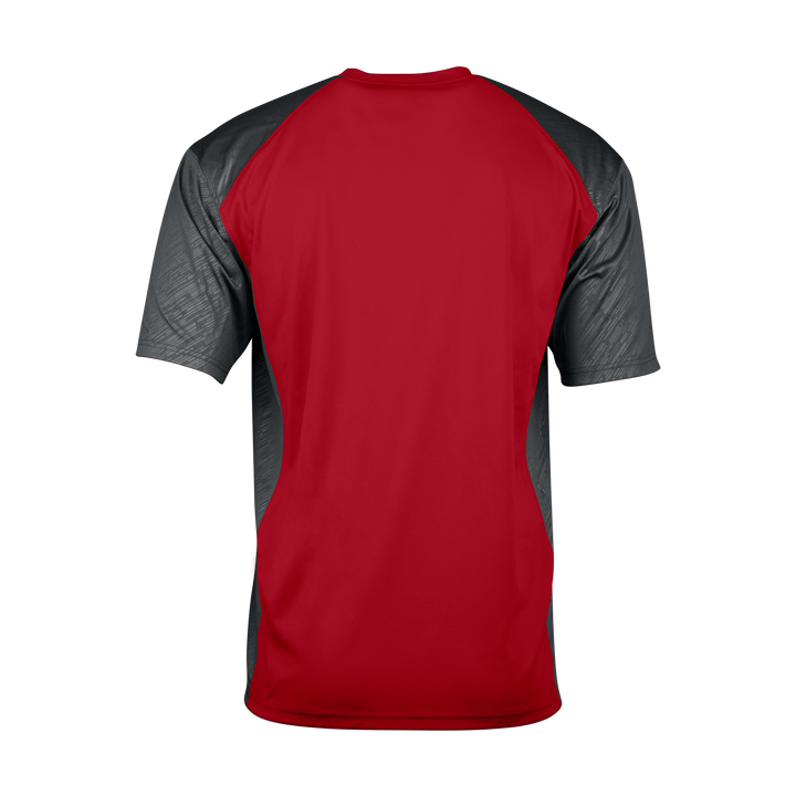 Badger Men's Line Embossed Colorblock Tee Badger