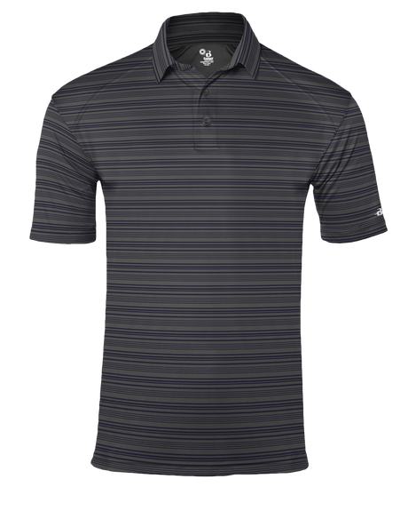 Badger Men's Stripe Polo Badger