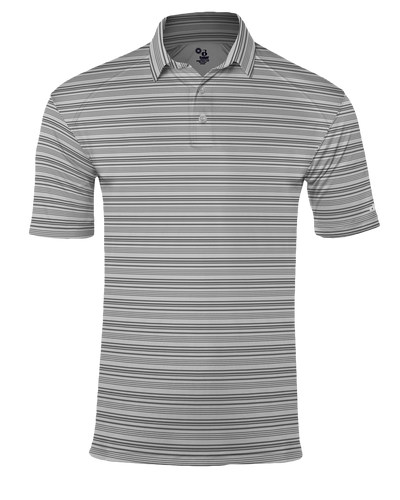 Badger Men's Stripe Polo