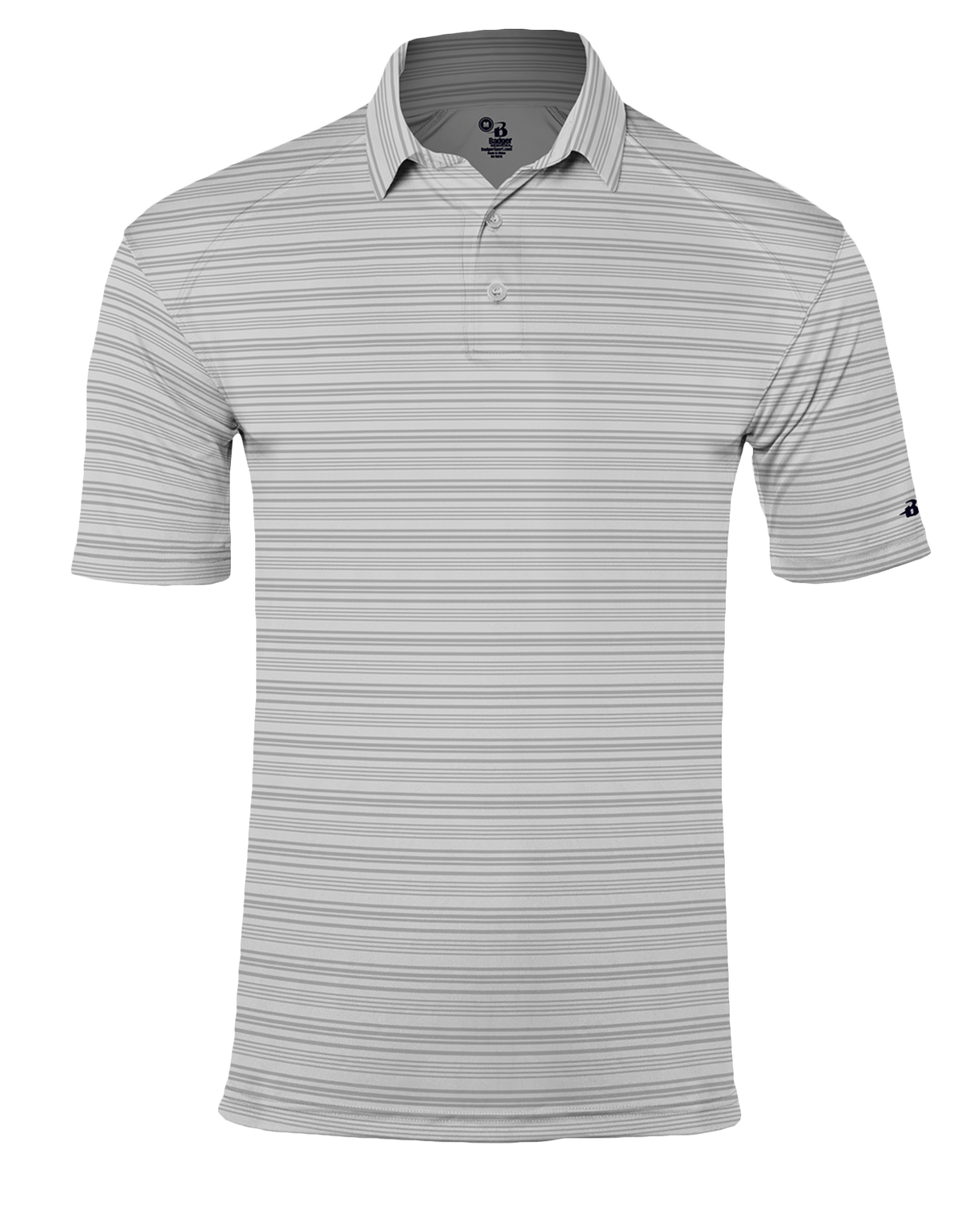 Badger Men's Stripe Polo Badger