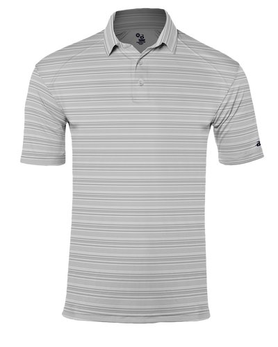 Badger Men's Stripe Polo