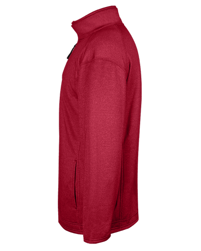 Badger Men's Pro 1/4 Zip Heather Fleece