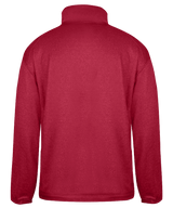 Badger Men's Pro 1/4 Zip Heather Fleece Badger