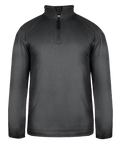 Badger Men's Pro 1/4 Zip Heather Fleece Badger