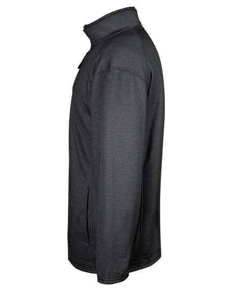 Badger Men's Pro 1/4 Zip Heather Fleece Badger