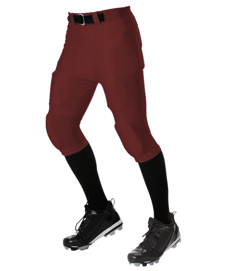 Alleson Youth No Fly Football Pants With Slotted Waist Alleson