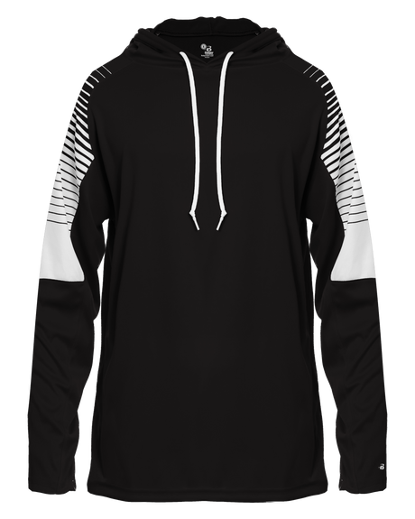 Badger Men's Lineup Hooded Tee Badger