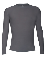 Badger 2605 Youth Pro-Compression Long-Sleeve Crew Shirt Badger