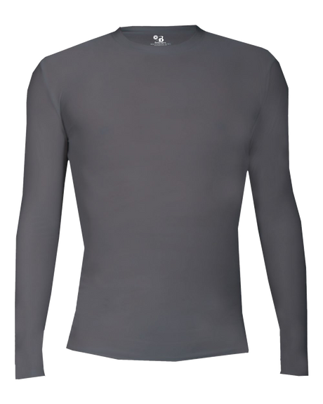 Badger 2605 Youth Pro-Compression Long-Sleeve Crew Shirt Badger