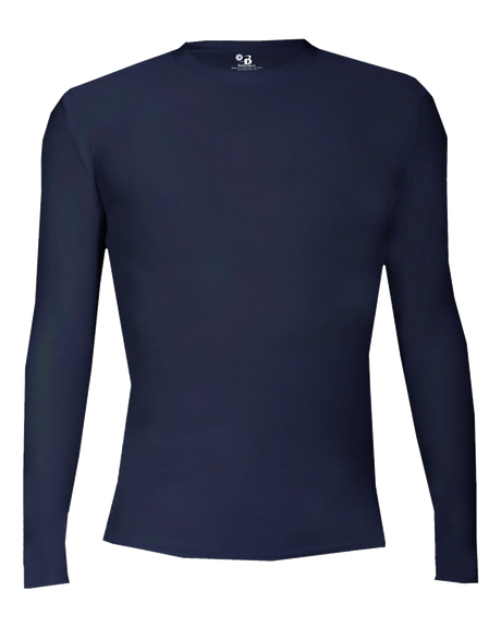 Badger 2605 Youth Pro-Compression Long-Sleeve Crew Shirt Badger