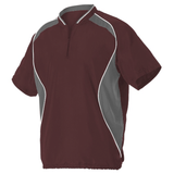 Badger Youth Shorts Sleeve Baseball Batters Jacket Badger