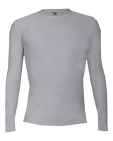 Badger 2605 Youth Pro-Compression Long-Sleeve Crew Shirt Badger