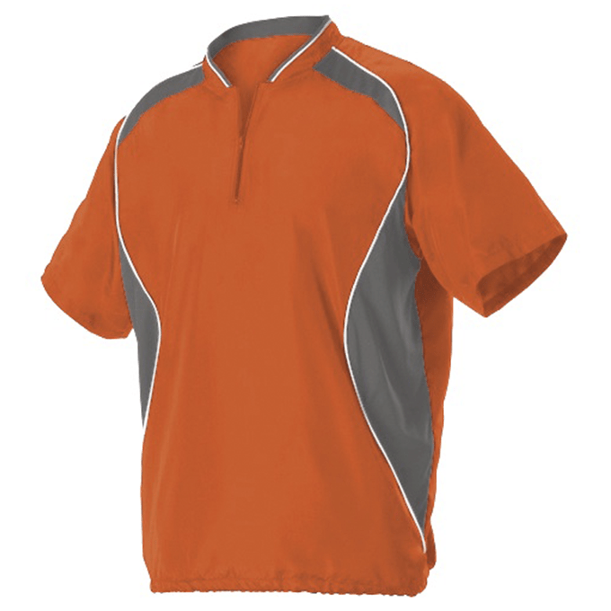 Badger Youth Shorts Sleeve Baseball Batters Jacket Badger