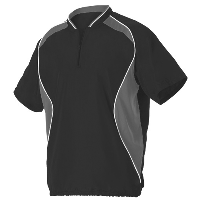 Badger Youth Shorts Sleeve Baseball Batters Jacket Badger