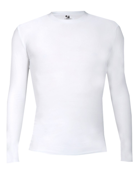 Badger 2605 Youth Pro-Compression Long-Sleeve Crew Shirt Badger