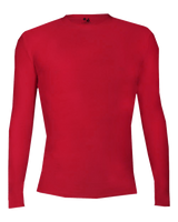 Badger 2605 Youth Pro-Compression Long-Sleeve Crew Shirt Badger