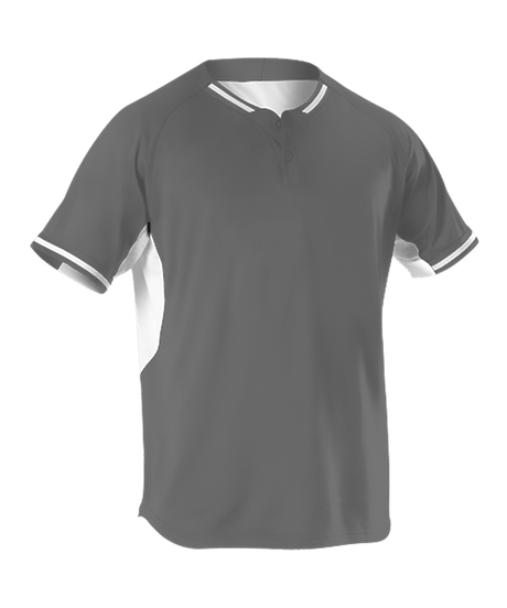 Alleson Men's 2 Button Baseball Jersey Alleson