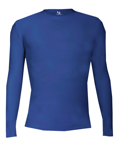 Badger 2605 Youth Pro-Compression Long-Sleeve Crew Shirt Badger