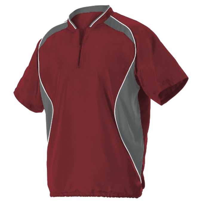 Badger Youth Shorts Sleeve Baseball Batters Jacket Badger