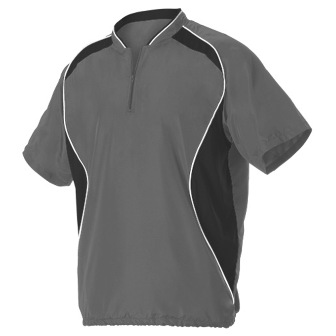 Badger Youth Shorts Sleeve Baseball Batters Jacket Badger