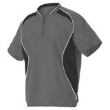 Badger Youth Shorts Sleeve Baseball Batters Jacket Badger