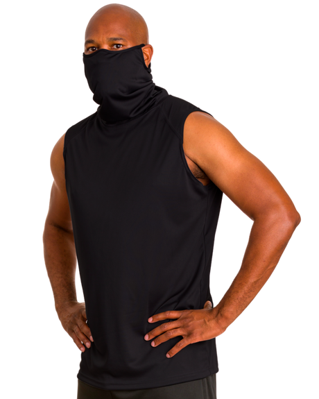 Badger Men's 2B1 Sleeveless Performance Tee with Mask Badger