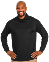 Badger Men's 2B1 Long-Sleeve Performance Tee with Mask Badger