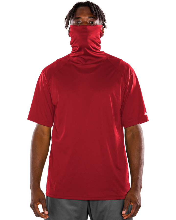 Badger Men's 2B1 Performance Tee with Mask Badger