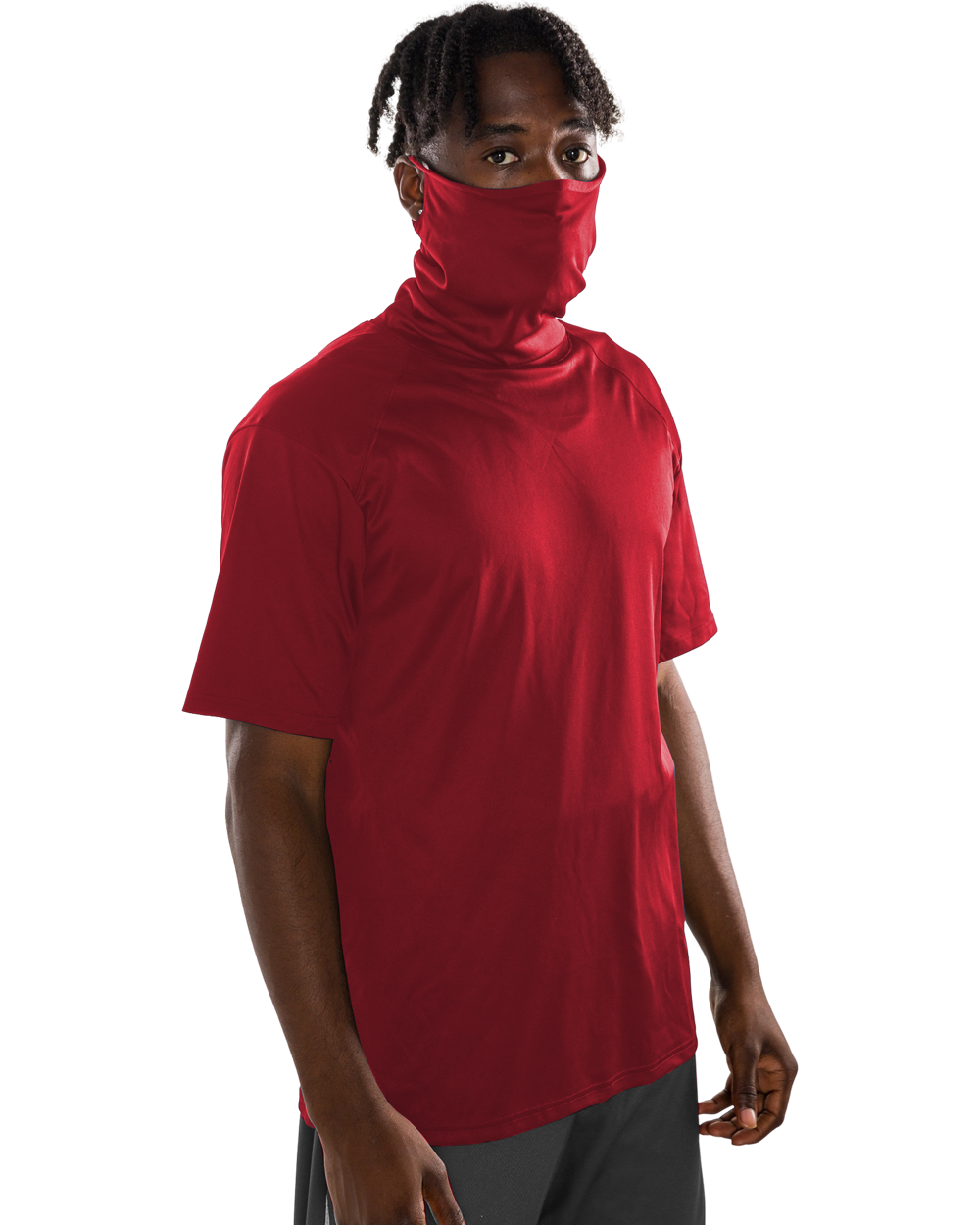 Badger Men's 2B1 Performance Tee with Mask Badger