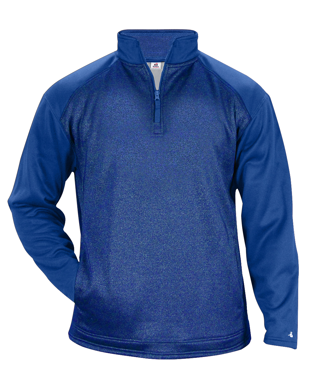 Badger Men's 1/4 Zip Sport Heather Tonal Fleece Badger