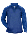 Badger Men's 1/4 Zip Sport Heather Tonal Fleece Badger