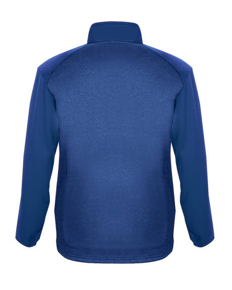 Badger Men's 1/4 Zip Sport Heather Tonal Fleece Badger