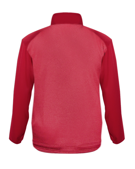 Badger Men's 1/4 Zip Sport Heather Tonal Fleece Badger