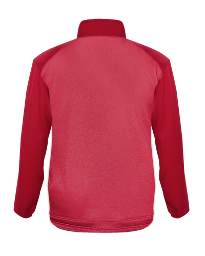 Badger Men's 1/4 Zip Sport Heather Tonal Fleece