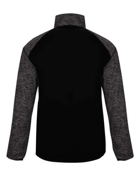 Badger Men's 1/4 Zip Sport Tonal Blend Fleece Badger