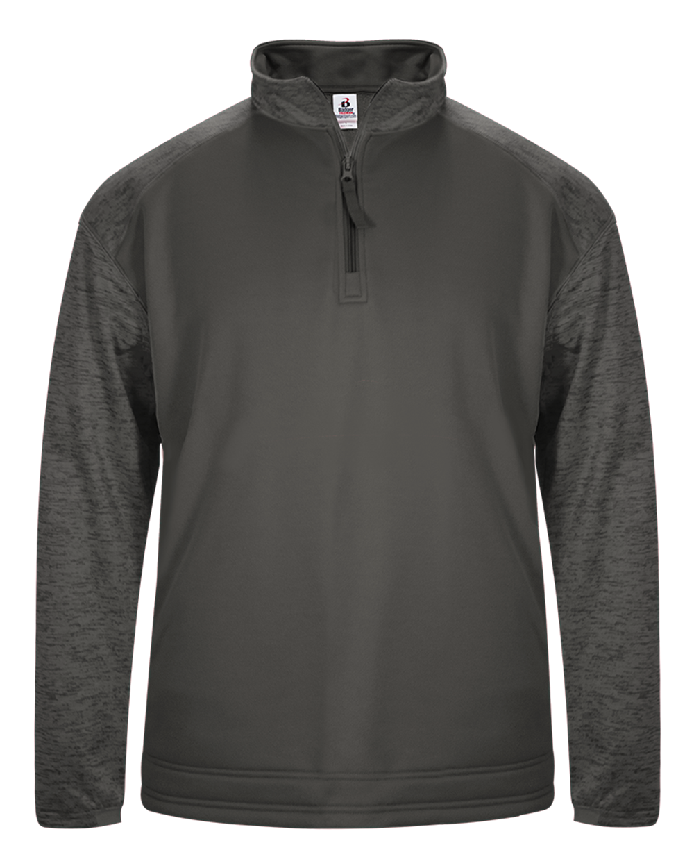 Badger Men's 1/4 Zip Sport Tonal Blend Fleece Badger
