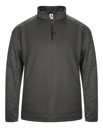 Badger Men's 1/4 Zip Sport Tonal Blend Fleece