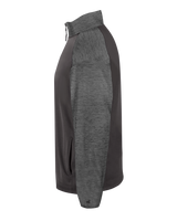 Badger Men's 1/4 Zip Sport Tonal Blend Fleece Badger