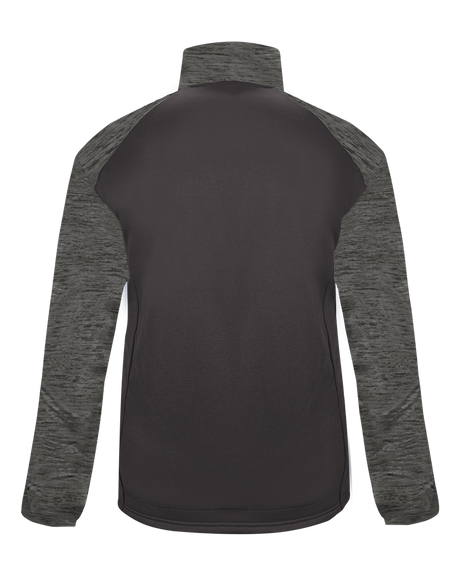 Badger Men's 1/4 Zip Sport Tonal Blend Fleece Badger