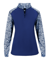 Badger Women's Sport Blend 1/4 Zip Badger